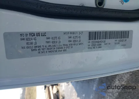 2017 Dodge Charger Sxt Rwd from USA, damaged, VIN 2C3CDXHG6HH614185